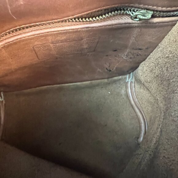 Coach 9960 Backpack Brown Leather Turnlock Vintage Daypack - Picture 9 of 11